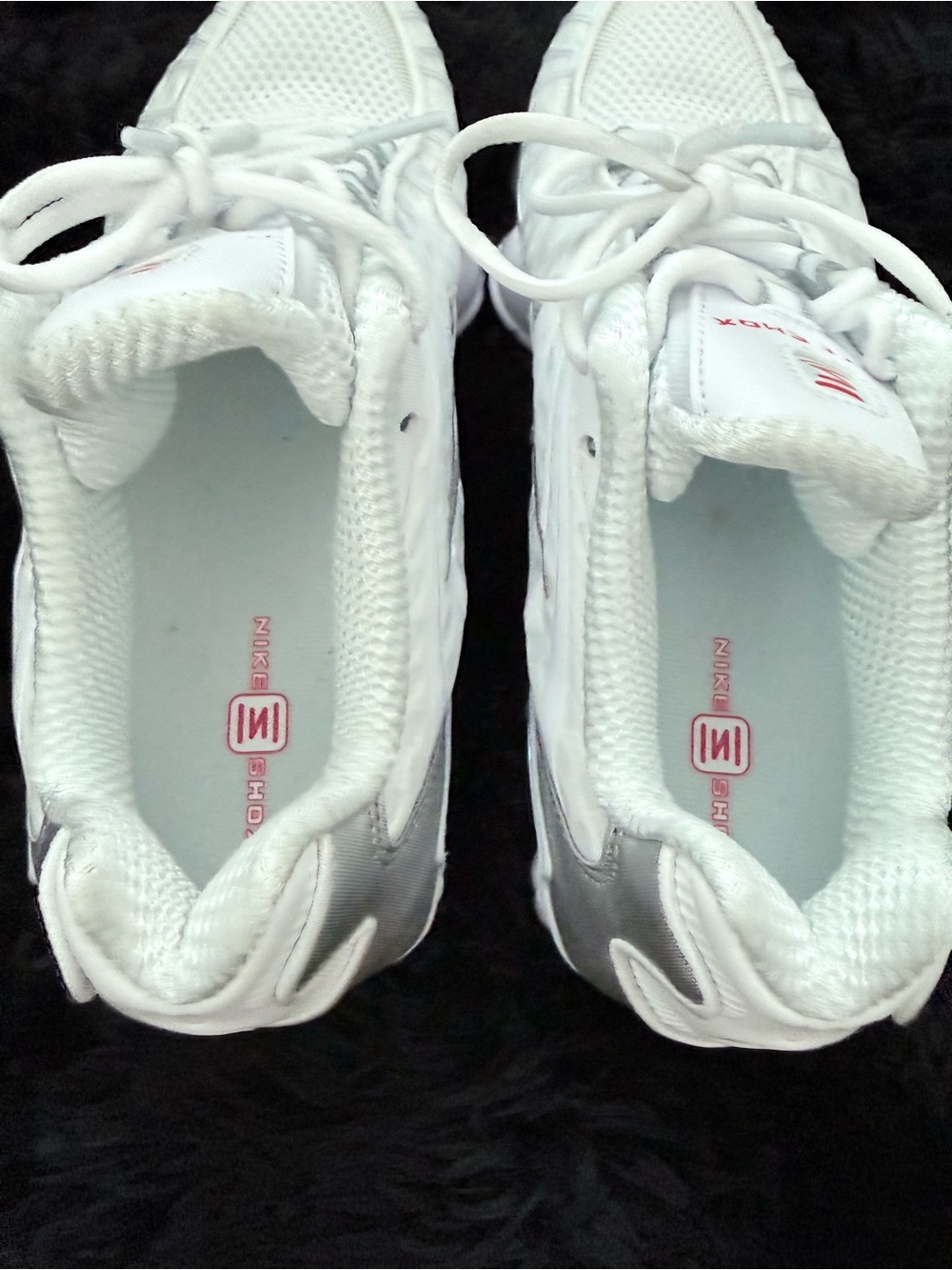 Nike Women’s White & Silver Rebound Running Sneakers size 8 in women 6.5Y unisex - Picture 4 of 12